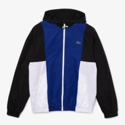 Lacoste Blue Colour Block Sports Jacket -Schmuddelwedda 18141807 3