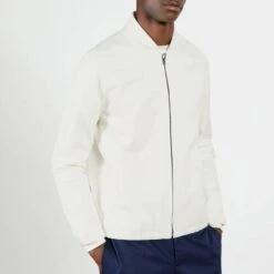 Ted Baker White Derbys Cotton Harrington Jacket