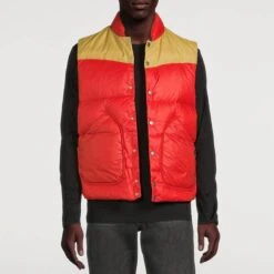 Rag & Bone Red Down Filled Gilet