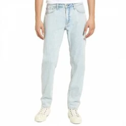 Rag & Bone Light Blue Authentic Stretch Cowley Straight Fit Jeans