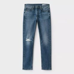 Rag & Bone Mid Blue Authentic Stretch Slim Fit -Schmuddelwedda 18157421 4