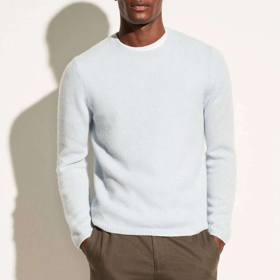 Vince Pale Blue Cashmere Crew Neck Jumper 1 Vince Pale Blue Cashmere Crew Neck Jumper