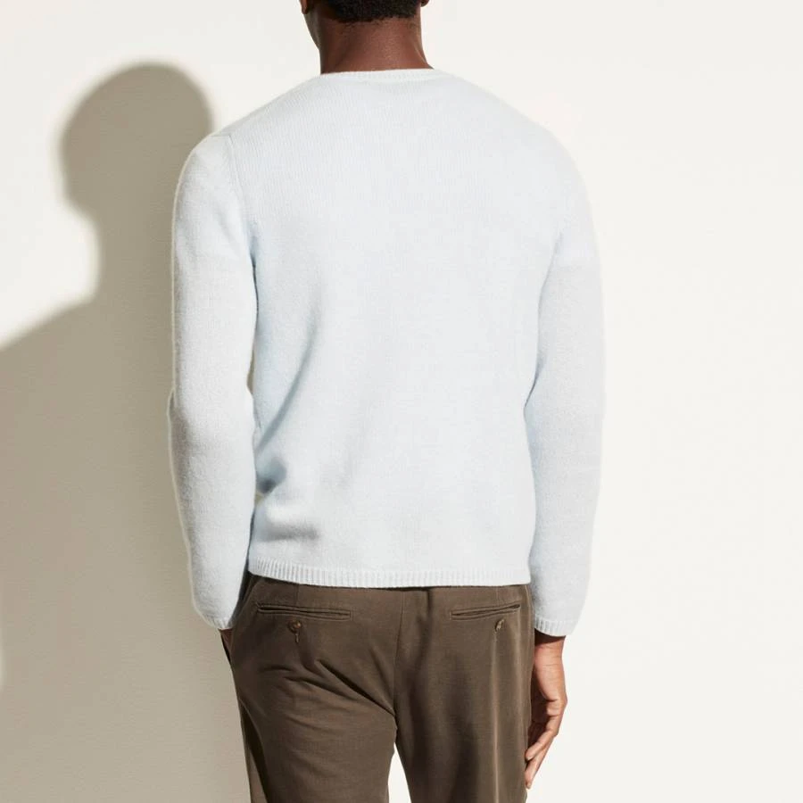 Vince Pale Blue Cashmere Crew Neck Jumper 2 Vince Pale Blue Cashmere Crew Neck Jumper - Image 2