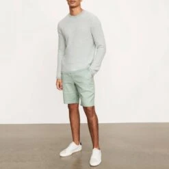 Vince Grey Plush Stripe Cashmere Jumper -Schmuddelwedda 18160570 4