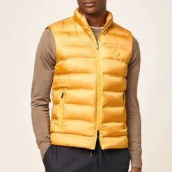 Hackett London Yellow Padded Gilet