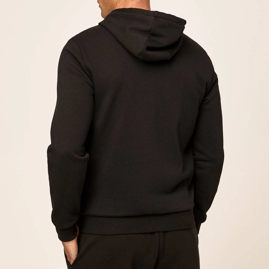 Hackett London Black Quilted Full Zip Jacket 2 Hackett London Black Quilted Full Zip Jacket - Image 2