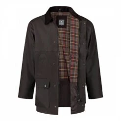 Brown British Wax Country Jacket