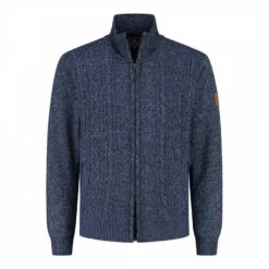Navy Cable Country Cardigan