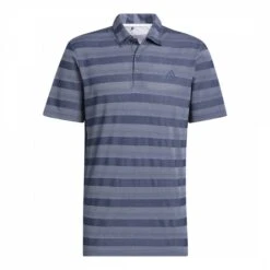 Adidas Golf Navy Stripe Logo Polo Shirt -Schmuddelwedda 18188648 5