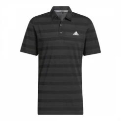 Adidas Golf Black Stripe Logo Polo Shirt -Schmuddelwedda 18188790 5
