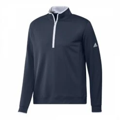 Adidas Golf Navy 1/4 Zip Sweatshirt -Schmuddelwedda 18188797 5
