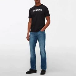 7 For All Mankind Blue Wash Slimmy Comfort Stretch Jeans -Schmuddelwedda 18190483 3