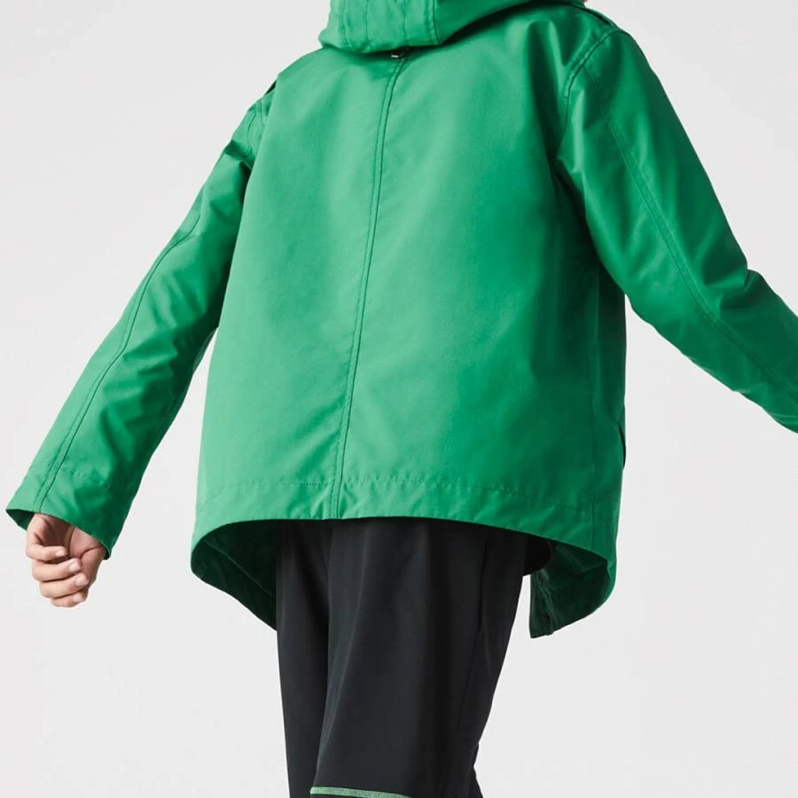 Lacoste Green Straight Hooded Jacket 2 Lacoste Green Straight Hooded Jacket - Image 2