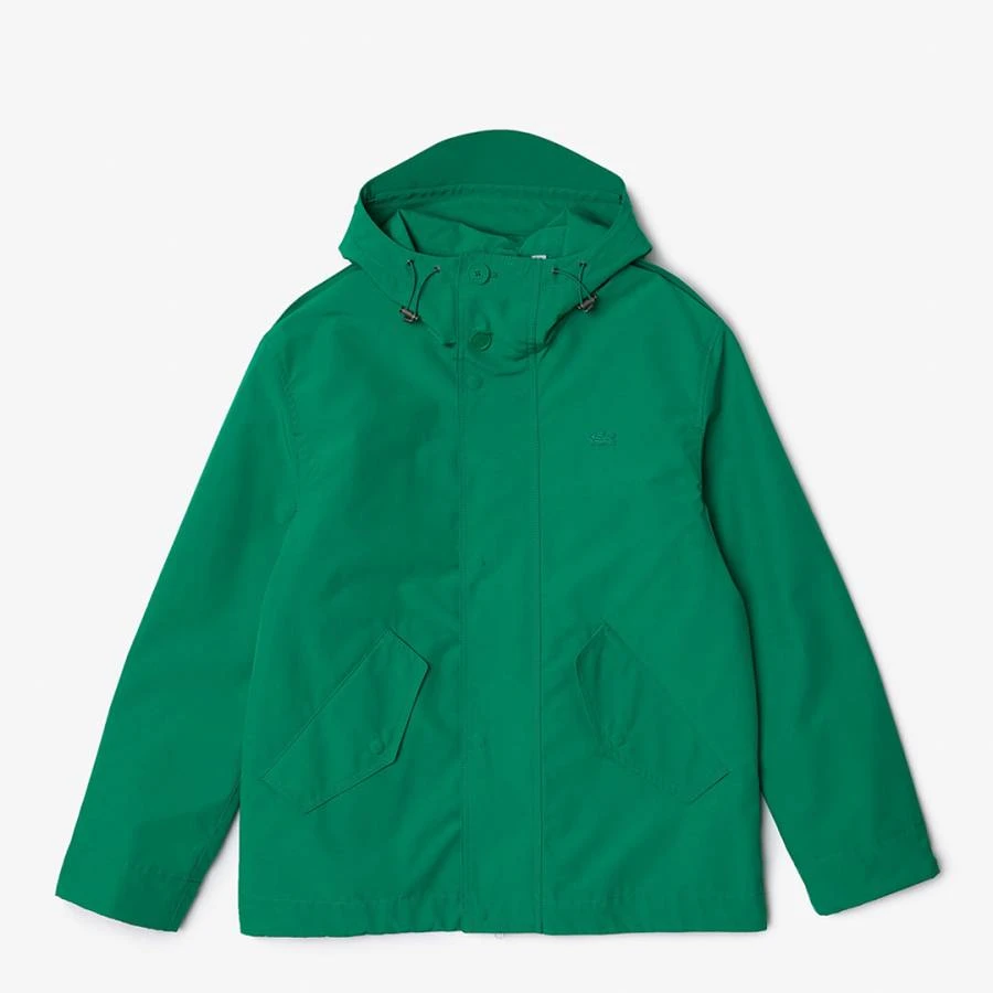Lacoste Green Straight Hooded Jacket 3 Lacoste Green Straight Hooded Jacket - Image 3