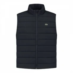Lacoste Navy Quilted Puffer Gilet -Schmuddelwedda 18195194 1