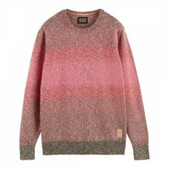 Scotch & Soda Coral Stripe Gradient Jumper -Schmuddelwedda 18199775 4