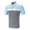 Cutter & Buck Blue Contrast Stripe Polo Shirt