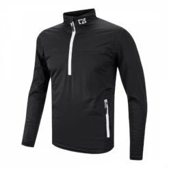 Cutter & Buck Black 1/4 Zip Waterproof Jacket