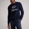 Ted Baker Navy Gowan Wool Blend Jumper