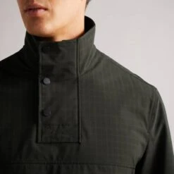 Ted Baker Khaki Dafen Overhead Jacket -Schmuddelwedda 18210051 4