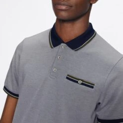 Ted Baker Navy Chipa Short Sleeve Polo -Schmuddelwedda 18212951 4