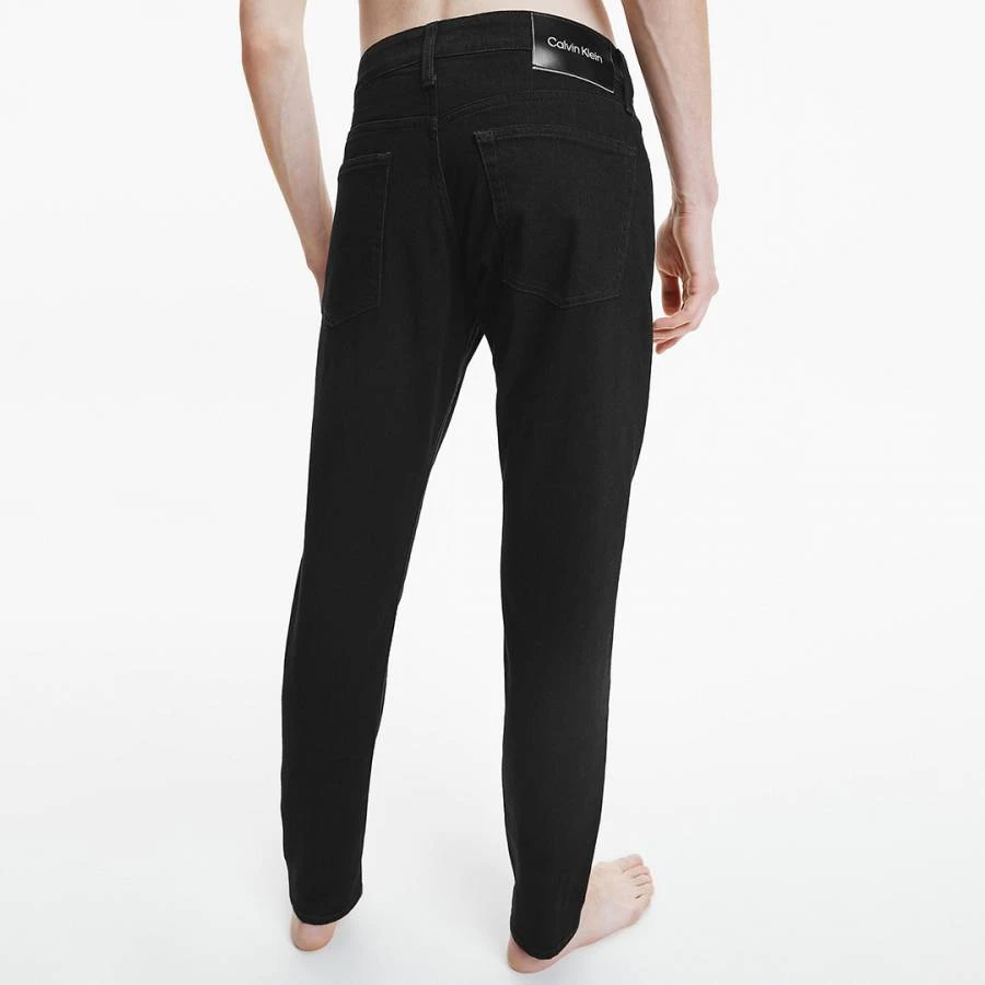 Calvin Klein Black Stretch Slim Jeans 2 Calvin Klein Black Stretch Slim Jeans - Image 2