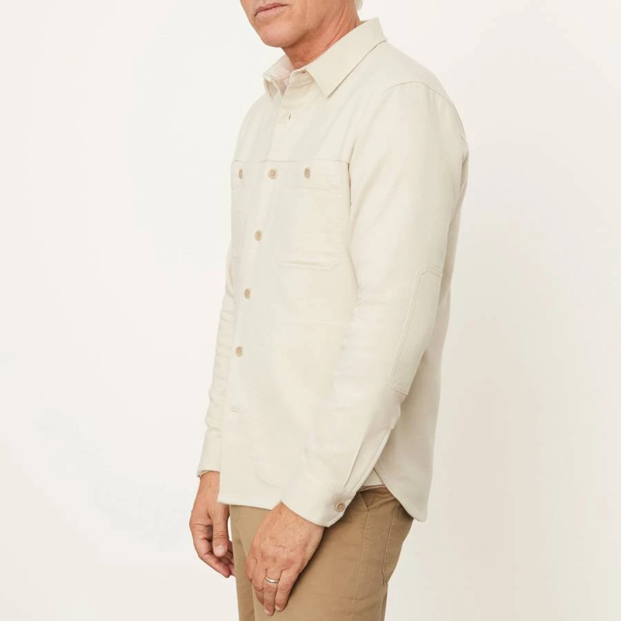 Vince Natural Cotton Blend Relaxed Shirt 2 Vince Natural Cotton Blend Relaxed Shirt - Image 2