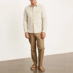 Vince Natural Cotton Blend Relaxed Shirt 7 Vince Natural Cotton Blend Relaxed Shirt -Schmuddelwedda 18234612 4