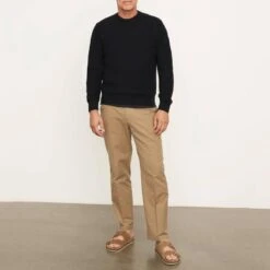 Vince Black Arrow Stitch Cotton Jumper -Schmuddelwedda 18234668 3