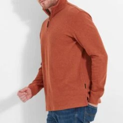 Schöffel Rust Kingsbridge Cotton Half Zip Jumper -Schmuddelwedda 18240203 3