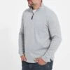 Schöffel Grey Kingsbridge Cotton Half Zip Jumper