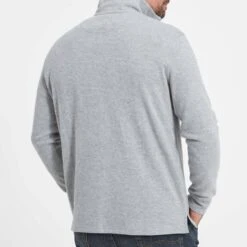 Schöffel Grey Kingsbridge Cotton Half Zip Jumper -Schmuddelwedda 18240215 3