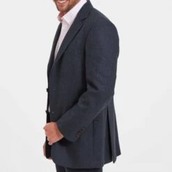 Schöffel Navy Belgrave Tweed Suit Jacket -Schmuddelwedda 18240263 3