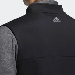 Adidas Golf Black Club 1/4 Zip Vest -Schmuddelwedda 18240366 4