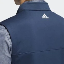 Adidas Golf Navy Club 1/4 Zip Vest -Schmuddelwedda 18240373 3