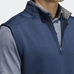Adidas Golf Navy Club 1/4 Zip Vest -Schmuddelwedda 18240373 4