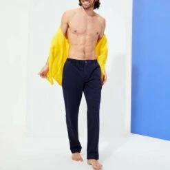 Vilebrequin Blue Clemence Cotton Trousers
