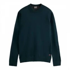 Scotch & Soda Green Crewneck Merino Wool Jumper -Schmuddelwedda 18247201 4