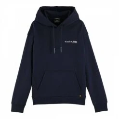 Scotch & Soda Navy Felpa Hooded Cotton Jumper -Schmuddelwedda 18247247 4