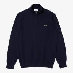 Lacoste Navy Half Zip Logo Jumper 5 Lacoste Navy Half Zip Logo Jumper -Schmuddelwedda 18249047 3