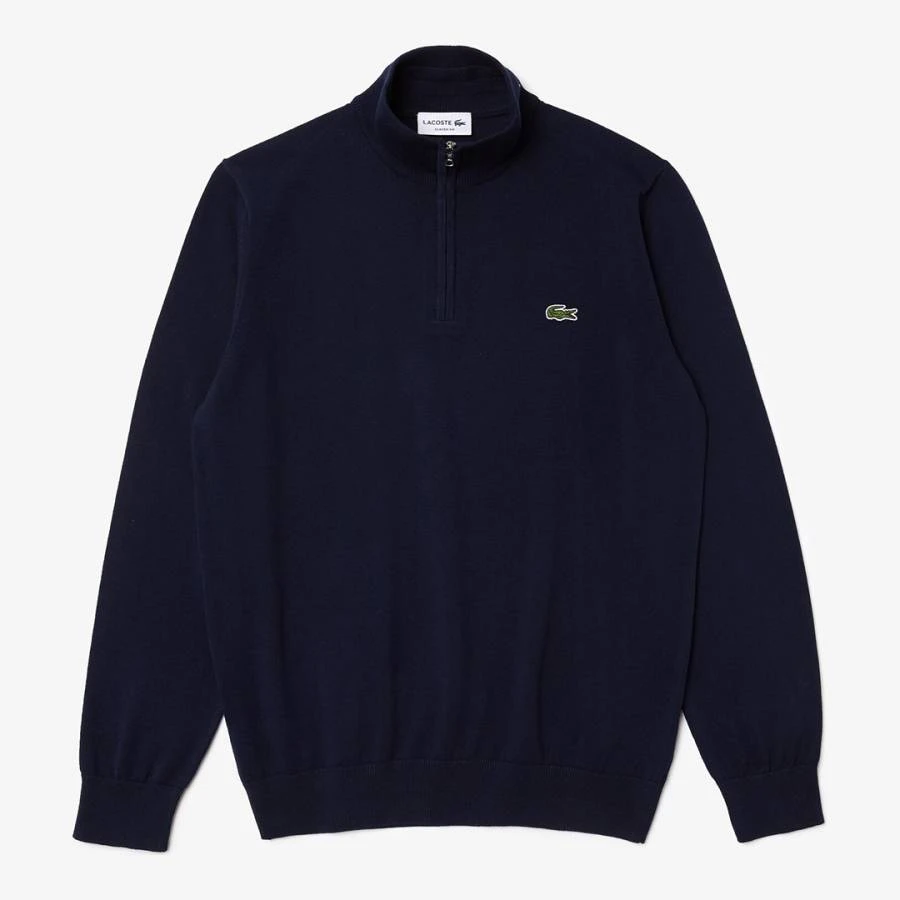Lacoste Navy Half Zip Logo Jumper 3 Lacoste Navy Half Zip Logo Jumper - Image 3