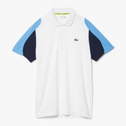 Lacoste White Contrast Sleeves Polo Shirt -Schmuddelwedda 18249101 3