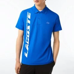 Lacoste Blue Graphic Polo Shirt