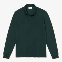 Lacoste Green Long Sleeve Polo Shirt -Schmuddelwedda 18249167 3