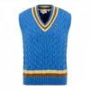 Lacoste Blue Cable Knit Sweater Vest
