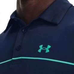 Under Armour Navy/Cerulean Playoff Stretch Polo Shirt -Schmuddelwedda 18262420 5
