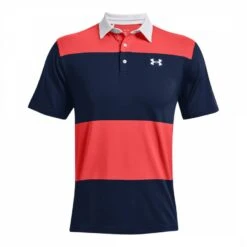 Under Armour Red/Navy Playoff Stretch Polo Shirt -Schmuddelwedda 18262454 4