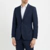 Reiss Navy Field Wool Blend Suit Jacket