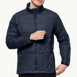 Jack Wolfskin Navy Bergland Insulated Jacket