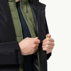 Jack Wolfskin Khaki Bergland Insulated Jacket -Schmuddelwedda 18272439 5